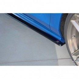 Maxton Side Skirts Diffusers Ford Focus ST / ST-Line Mk4 Gloss Black, Focus Mk4 / ST-Line