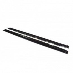 Maxton Side Skirts Diffusers Ford Focus ST / ST-Line Mk4 Gloss Black, Focus Mk4 / ST-Line