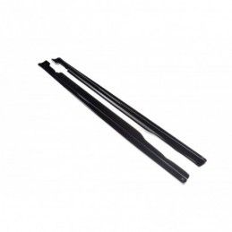 Maxton SIDE SKIRTS DIFFUSERS MERCEDES- BENZ C43 AMG W205 Gloss Black, W205