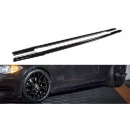 Maxton SIDE SKIRTS DIFFUSERS BMW 1 E81/ E87 FACELIFT Gloss Black, Serie 1 E81/ E82/ E87/ E88