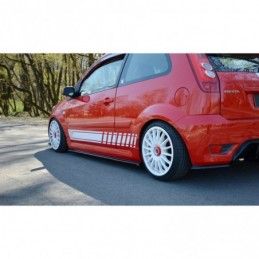 Maxton Side Skirts Diffusers Ford Fiesta ST Mk6 Gloss Black, Fiesta MK6 / MK6 ST