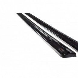 Maxton Side Skirts Diffusers Ford Fiesta ST Mk6 Gloss Black, Fiesta MK6 / MK6 ST