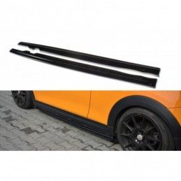 Maxton SIDE SKIRTS DIFFUSERS MINI COOPER S MK3 PREFACE 3-DOOR (F56) Gloss Black, Mini