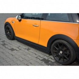 Maxton SIDE SKIRTS DIFFUSERS MINI COOPER S MK3 PREFACE 3-DOOR (F56) Gloss Black, Mini