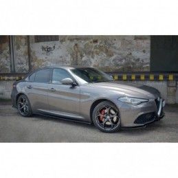 Maxton SIDE SKIRTS DIFFUSERS ALFA ROMEO GIULIA VELOCE Gloss Black, Giulia Veloce