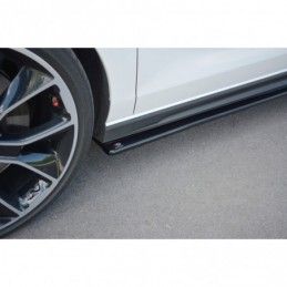 Maxton Side Skirts Diffusers V.1 Hyundai I30 N Mk3 Hatchback / Fastback Gloss Black, Hyundai