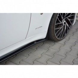 Maxton SIDE SKIRTS DIFFUSERS MASERATI QUATTROPORTE MK5 FACELIFT Gloss Black, Maserati