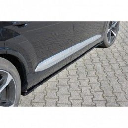 Maxton Side Skirts Splitters Audi SQ7 / Q7 S-Line Mk.2 Gloss Black, Q7 / SQ7