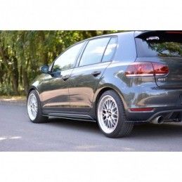 Maxton SIDE SKIRTS DIFFUSERS VW GOLF MK6 GTI/ GTD Gloss Black, golf 6