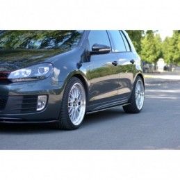 Maxton SIDE SKIRTS DIFFUSERS VW GOLF MK6 GTI/ GTD Gloss Black, golf 6