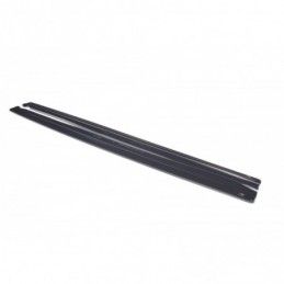 Maxton Side Skirts Diffusers Audi RS4 B9 Gloss Black, A4 B9