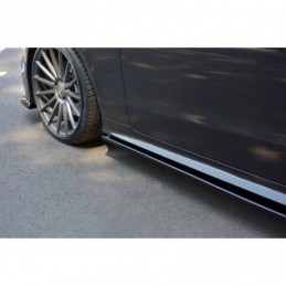Maxton Side Skirts Diffusers Mercedes-Benz E-Class W213 Coupe (C238) AMG-Line Gloss Black, W213
