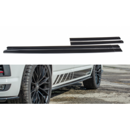 tuning Side skirts Diffusers Volkswagen T6 Gloss Black