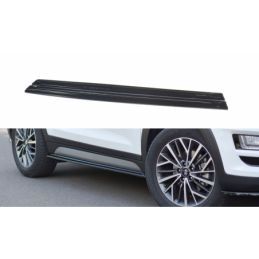 Maxton SIDE SKIRTS DIFFUSERS Hyundai Tucson Mk3 Facelift Gloss Black, Hyundai