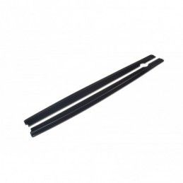 Maxton SIDE SKIRTS DIFFUSERS for BMW X3 F25 M-Pack Facelift Gloss Black, X3 F25