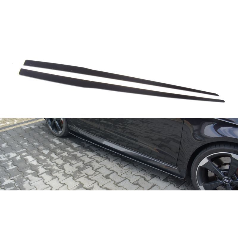 Maxton Racing Side Skirts Diffusers V.1AUDI Audi RS3 8V FL Sportback , A3/S3/RS3 8V