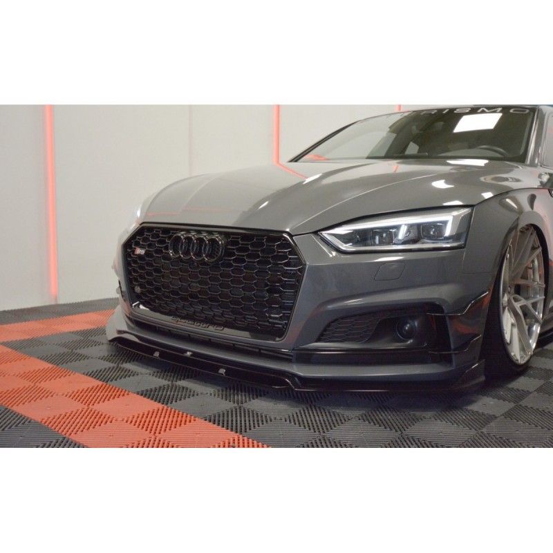 Maxton Front Splitter Audi S5 / A5 S-Line F5 Coupe / Sportback , A5 F5