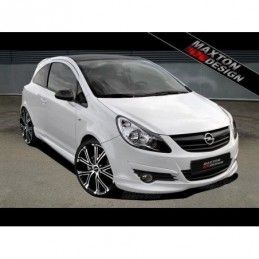 Maxton FRONT BUMPER SPOILER OPEL CORSA D (PREFACE) , Corsa D