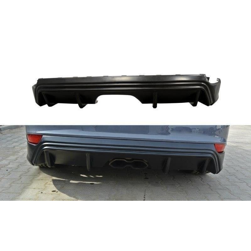 Maxton REAR VALANCE FOCUS ST MK3 (FACELIFT) RS-LOOK ABS, Focus Mk3 / 3.5 / ST / RS