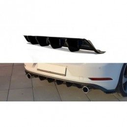 Maxton REAR VALANCE VW GOLF VII GTI FACELIFT Gloss Black, Golf 7