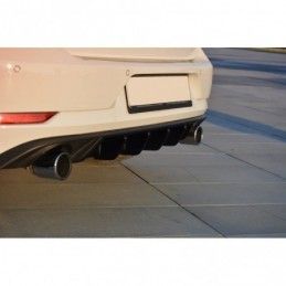 Maxton REAR VALANCE VW GOLF VII GTI FACELIFT Gloss Black, Golf 7