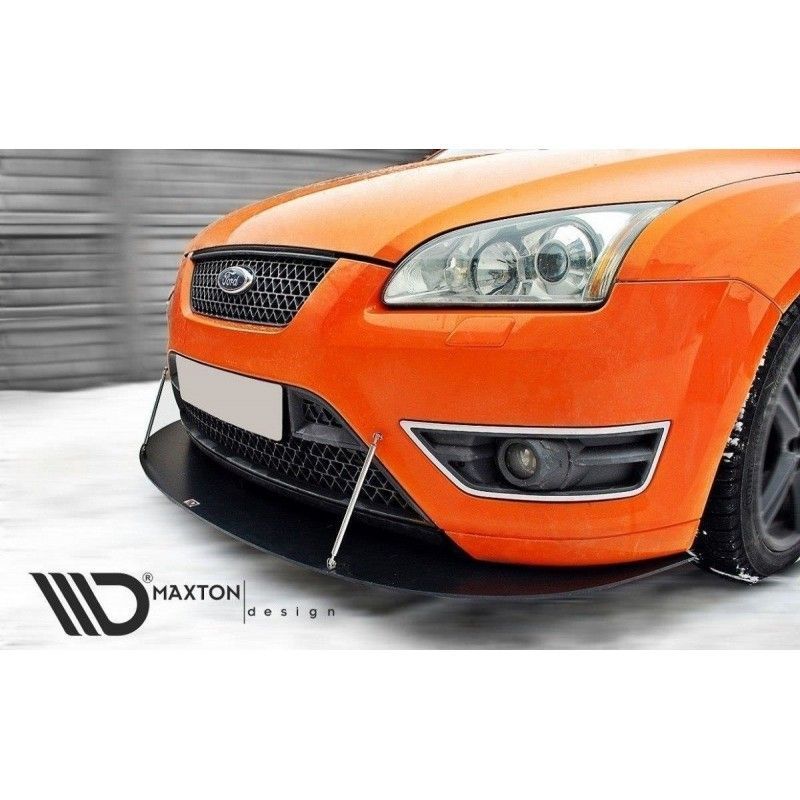 Maxton Racing Front Splitter Ford Focus ST Mk2 , Focus Mk2 / 2.5 / ST / RS