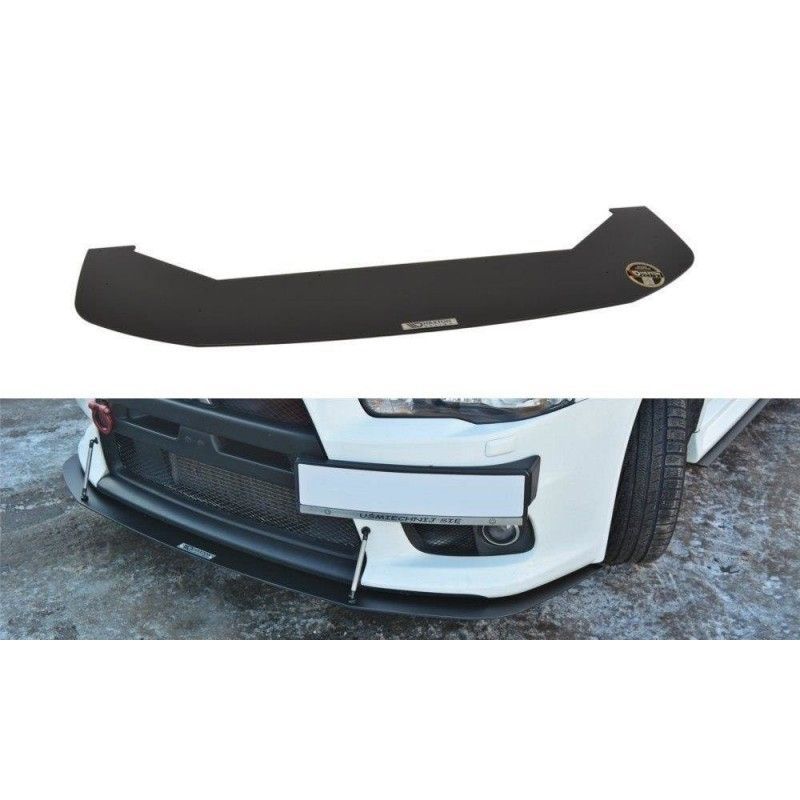 Maxton FRONT RACING SPLITTER V.2 Mitsubishi Lancer Evo X , Lancer Evo