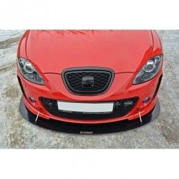 Maxton FRONT RACING SPLITTER V.1 SEAT LEON MK2 MS DESIGN , Leon Mk2 / Cupra