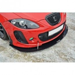 Maxton FRONT RACING SPLITTER V.1 SEAT LEON MK2 MS DESIGN , Leon Mk2 / Cupra