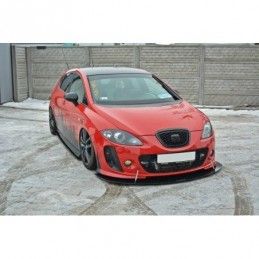 Maxton FRONT RACING SPLITTER V.1 SEAT LEON MK2 MS DESIGN , Leon Mk2 / Cupra