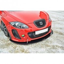 Maxton FRONT RACING SPLITTER V.2 SEAT LEON MK2 MS DESIGN , Leon Mk2 / Cupra