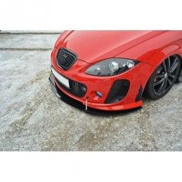 Maxton FRONT RACING SPLITTER V.2 SEAT LEON MK2 MS DESIGN , Leon Mk2 / Cupra