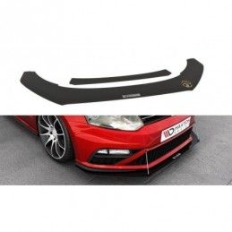 Maxton FRONT RACING SPLITTER VW POLO MK5 GTI FACELIFT , Polo Mk5 6R