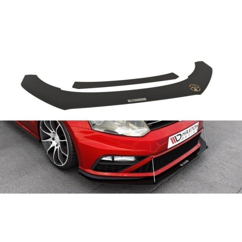 Maxton FRONT RACING SPLITTER VW POLO MK5 GTI FACELIFT , Polo Mk5 6R