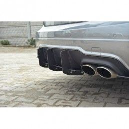 Maxton Mercedes C W204 AMG-Line (Facelift) REAR DIFFUSER & REAR SIDE SPLITTERS , W204