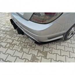 Maxton Mercedes C W204 AMG-Line (Facelift) REAR DIFFUSER & REAR SIDE SPLITTERS , W204