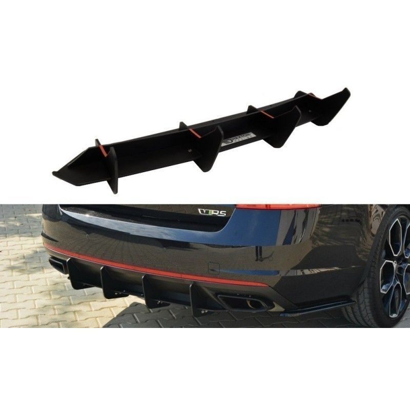 Maxton Rear Diffuser Skoda Octavia RS Mk3 / Mk3 FL Hatchback / Estate , Octavia III