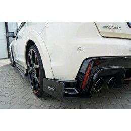 Maxton RACING REAR SIDE SPLITTERS HONDA CIVIC IX TYPE R , CIVIC