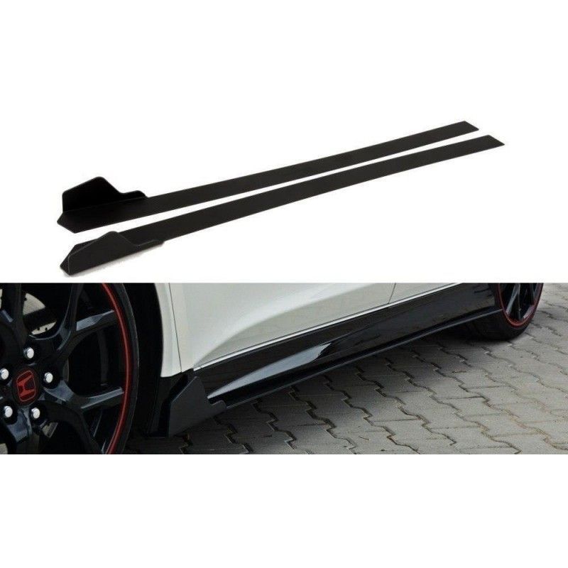 Maxton RACING SIDE SKIRTS DIFFUSERS HONDA CIVIC IX TYPE R , CIVIC