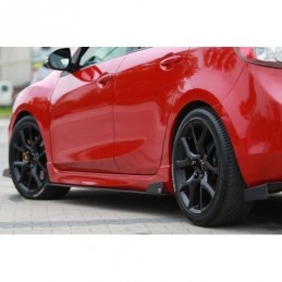 Maxton RACING SIDE SKIRTS DIFFUSERS MAZDA 3 MK2 MPS , Mazda 3