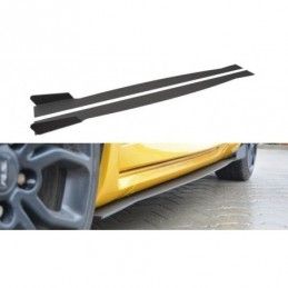 Maxton RACING SIDE SKIRTS DIFFUSERS RENAULT MEGANE MK3 RS , Megane III