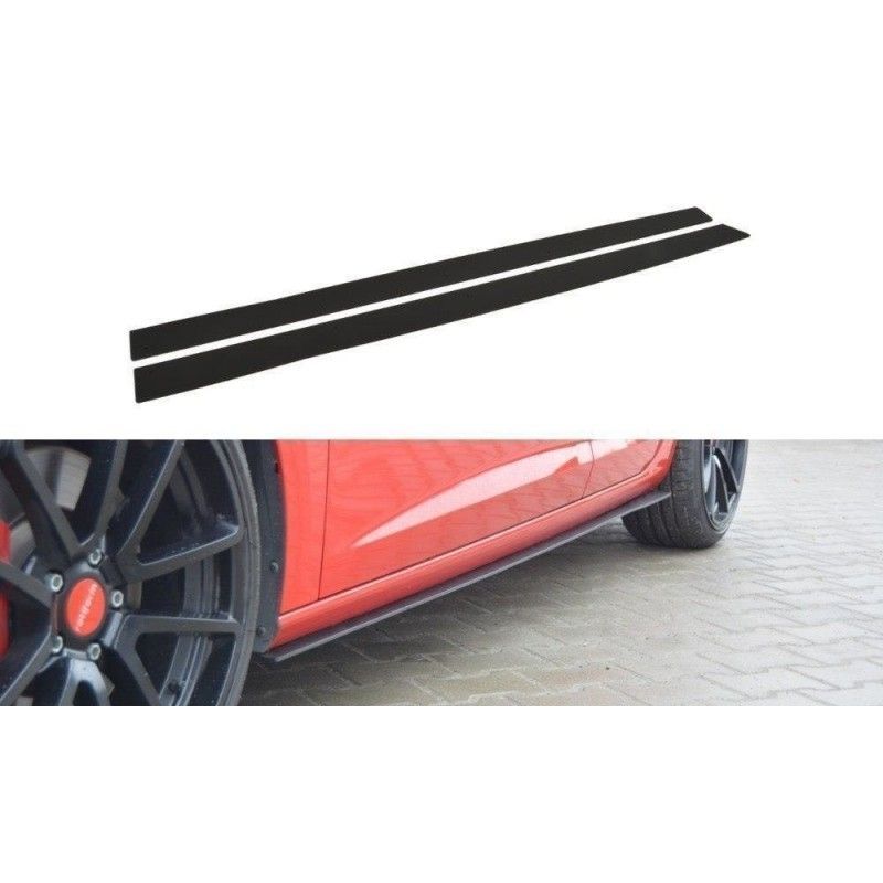 Maxton RACING SIDE SKIRTS DIFFUSERS SEAT LEON III CUPRA / FR , Leon Mk3 FR