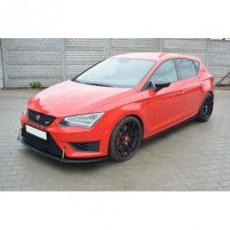 Maxton RACING SIDE SKIRTS DIFFUSERS SEAT LEON III CUPRA / FR , Leon Mk3 FR