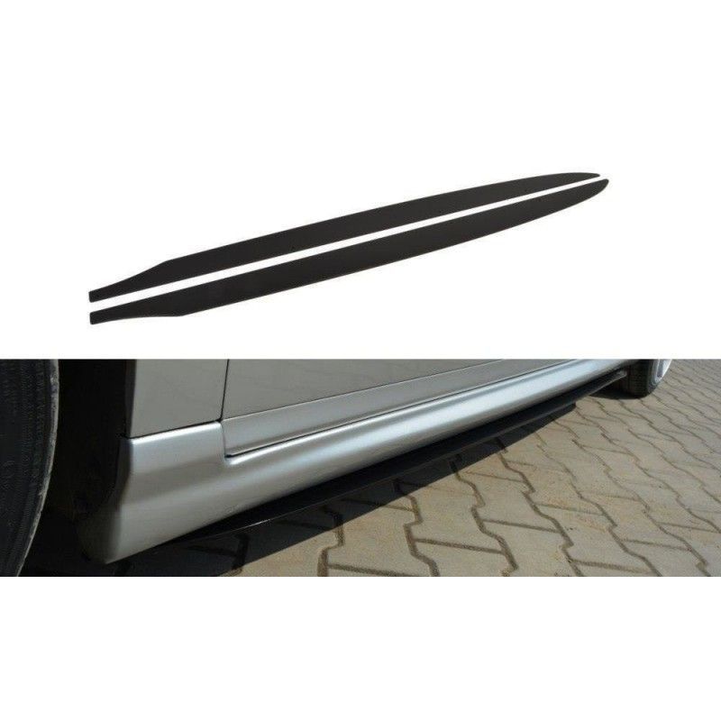 Maxton RACING SIDE SKIRTS DIFFUSERS VW PASSAT B6/B7 R-LINE , Passat B6