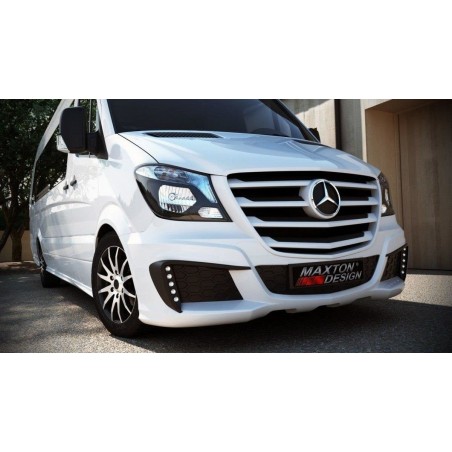 Maxton FRONT BUMPER MERCEDES SPRINTER 2013-UP WITHOUT LED Not primed, SPRINTER
