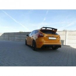 Maxton Rear Bumper (RS Look) Ford Focus Mk3 Not primed, Focus Mk3 / 3.5 / ST / RS