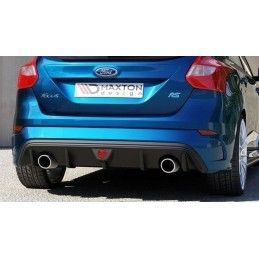 Maxton Rear Bumper (RS Look) Ford Focus Mk3 Not primed, Focus Mk3 / 3.5 / ST / RS