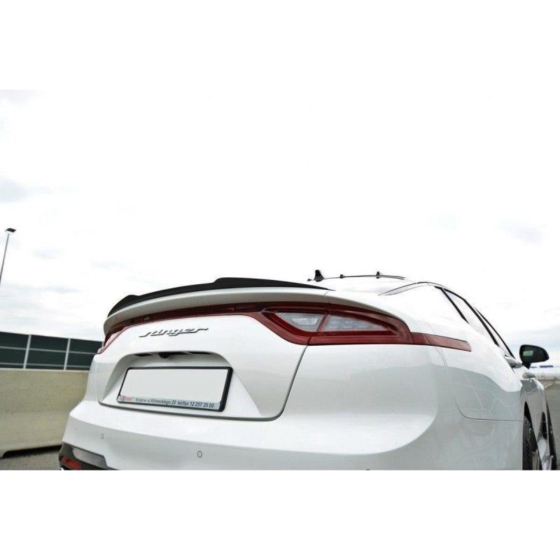 Maxton SPOILER EXTENSION KIA STINGER GT Gloss Black, Kia