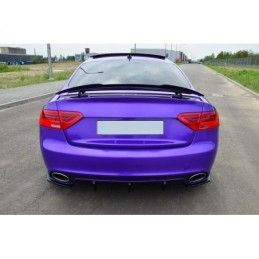 Maxton SPOILER CAP Audi RS5 Mk1 (8T) Facelift Gloss Black, A5/S5/RS5 8T