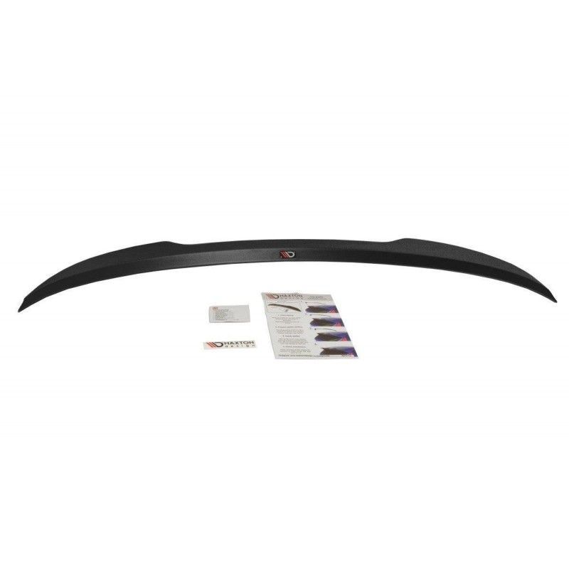 Maxton SPOILER CAP for BMW 5 G30 M-Pack Gloss Black, Serie 5 G30/ G31